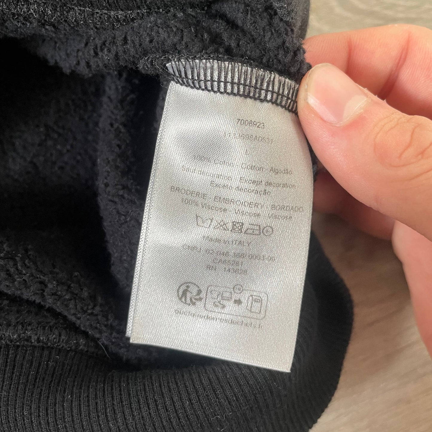 Dior "CD" Icon Hoodie- L