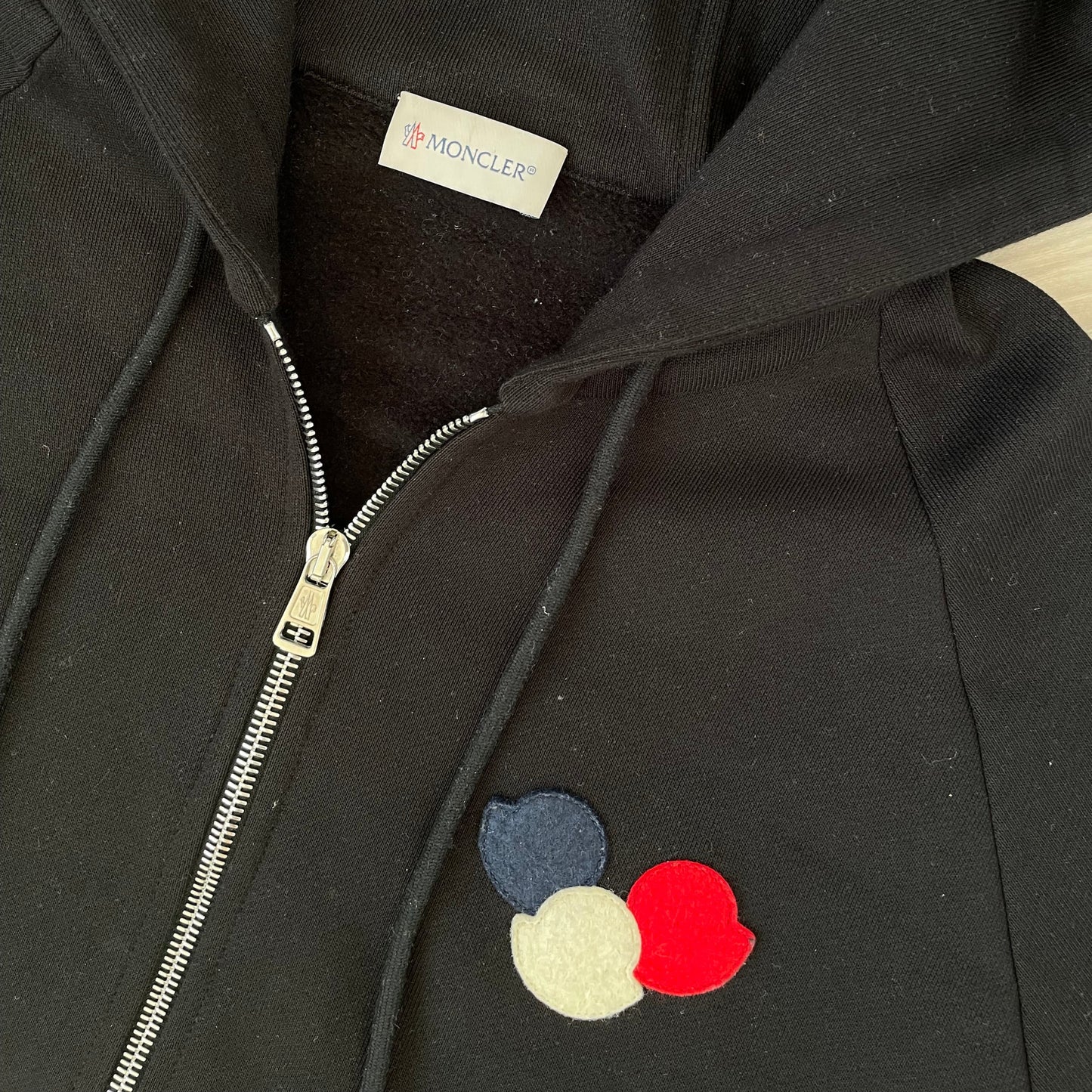 Moncler Tri-Logo Hoodie- XL