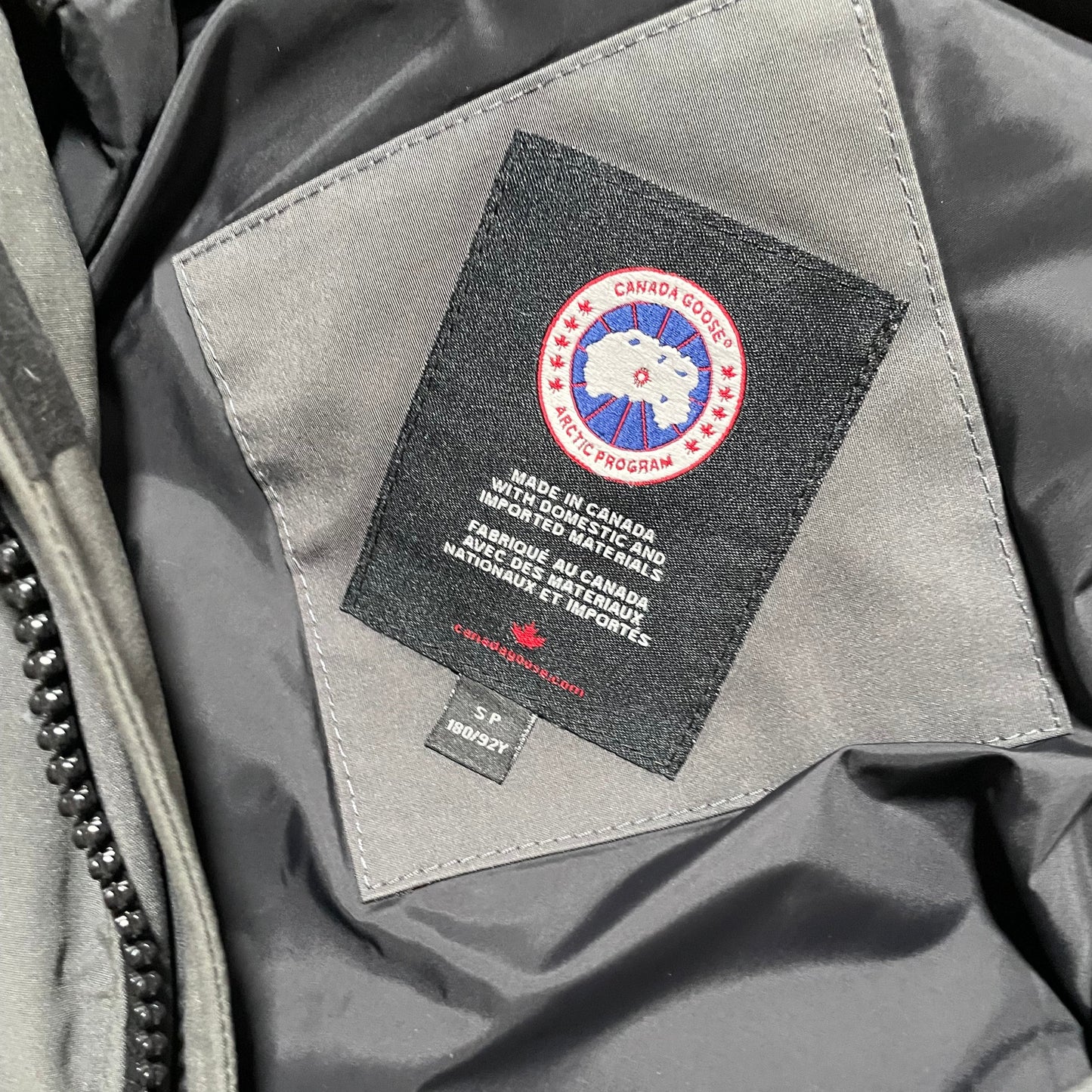 Graphite Grey Canada Goose Wyndham- S