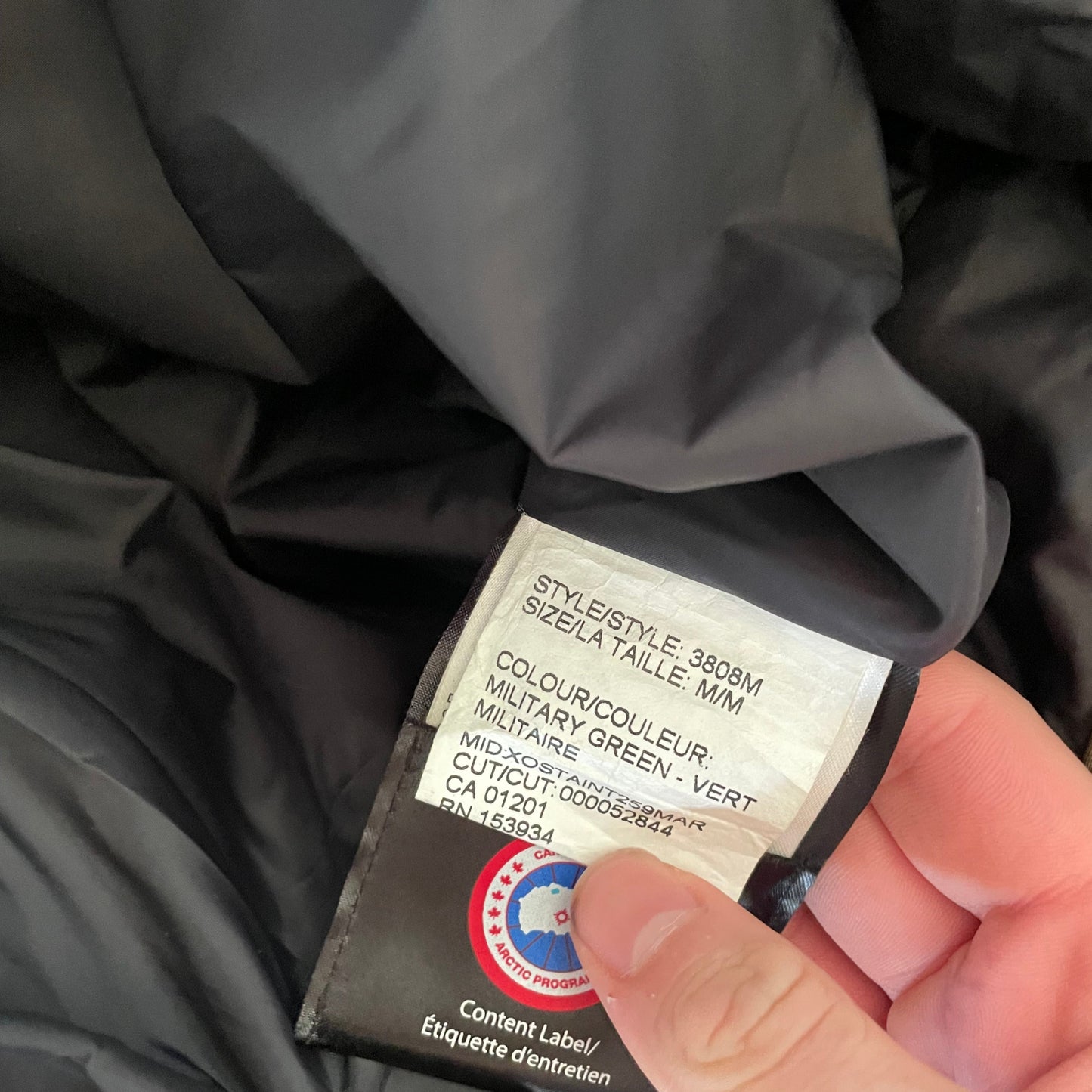 Military Green Canada Goose Wyndham- M