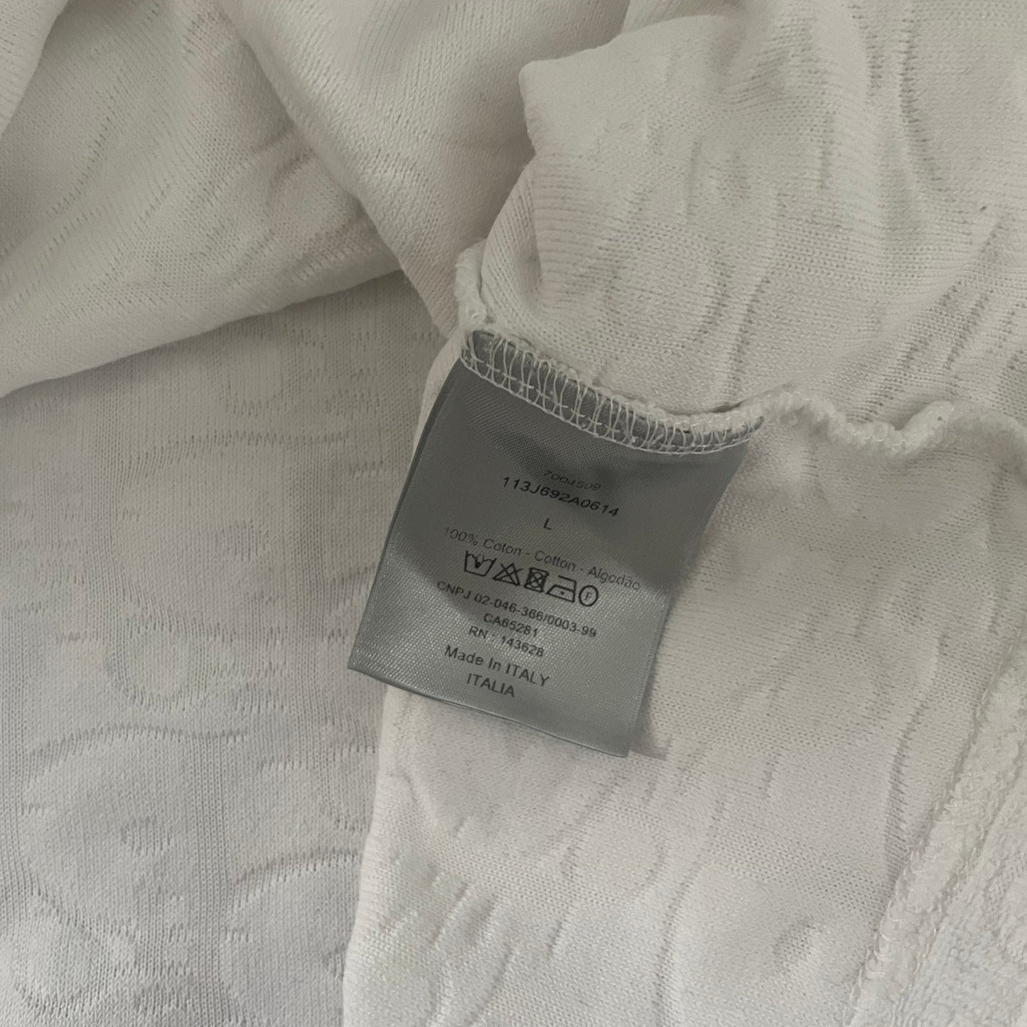 Dior Towel Tee- L
