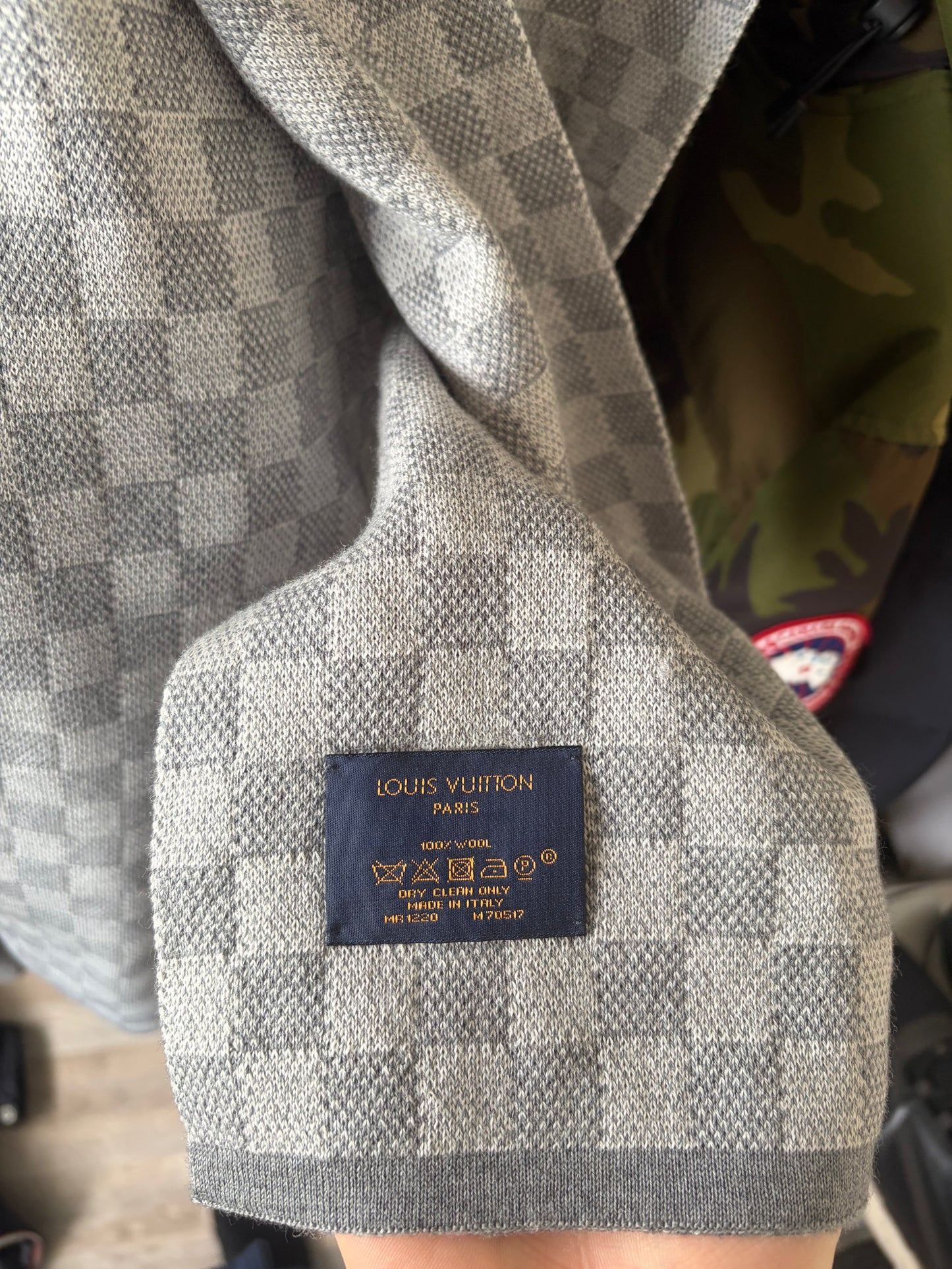 Louis Vuitton Damier Scarf (Old Season/Very rare)