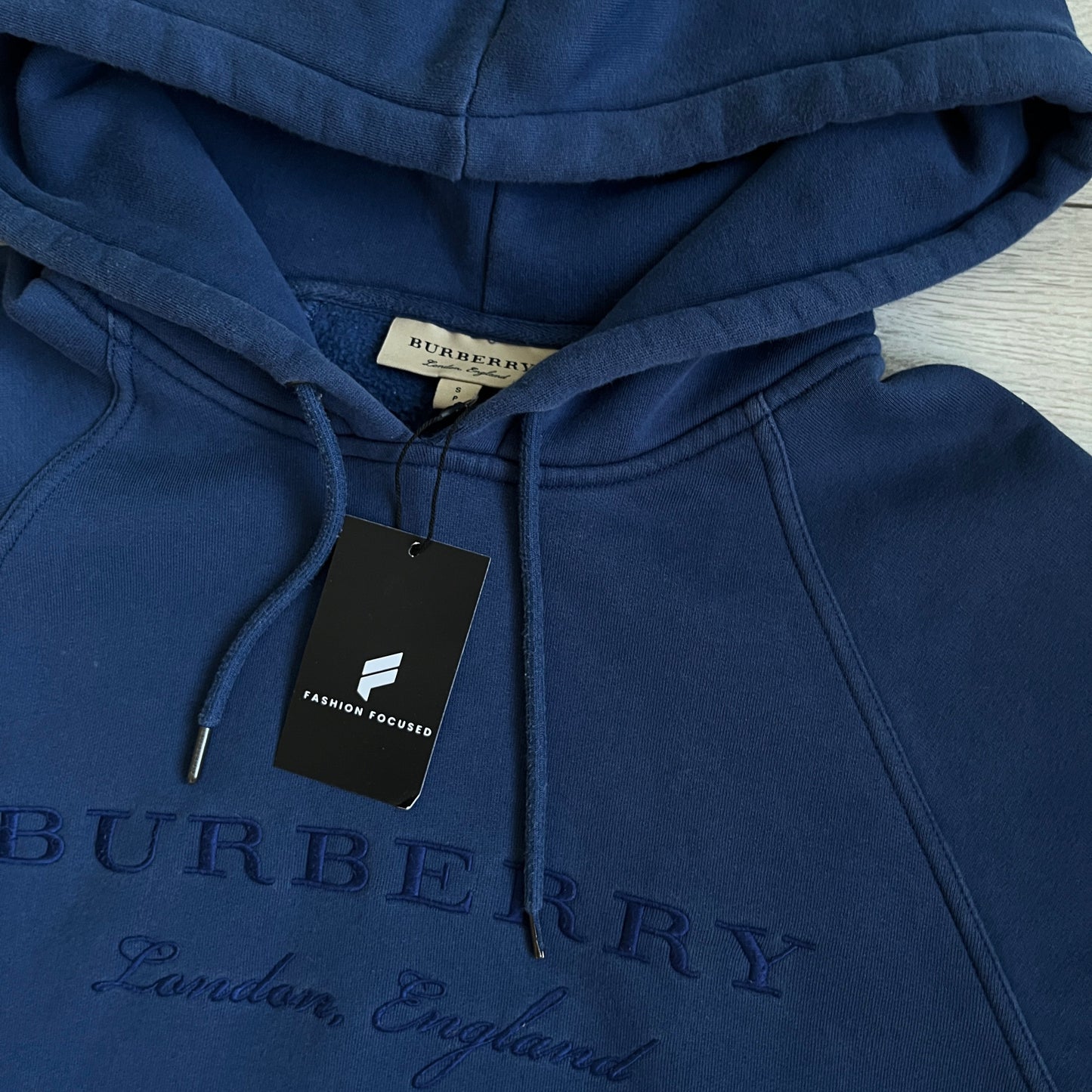 Burberry long sleeve hoodie- L