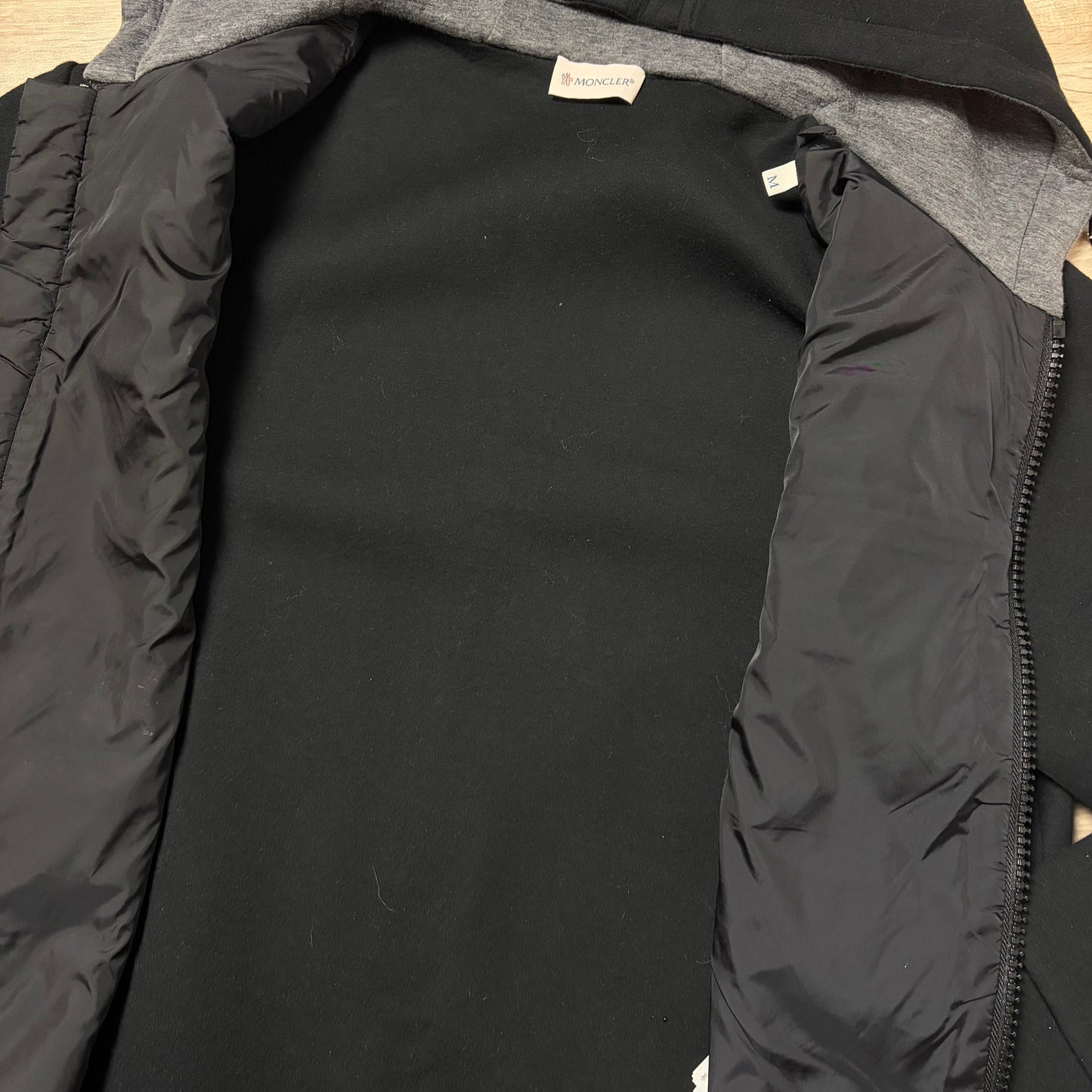 Moncler Zip Up Hoodie- M (Fits S)