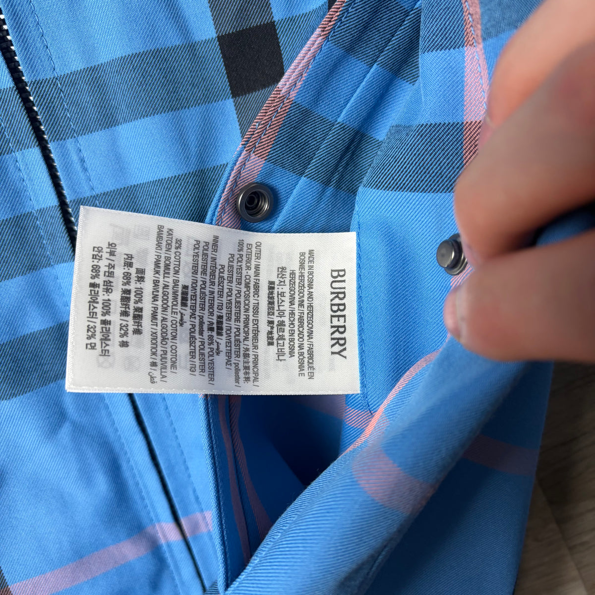 Reversible Burberry Jacket- S