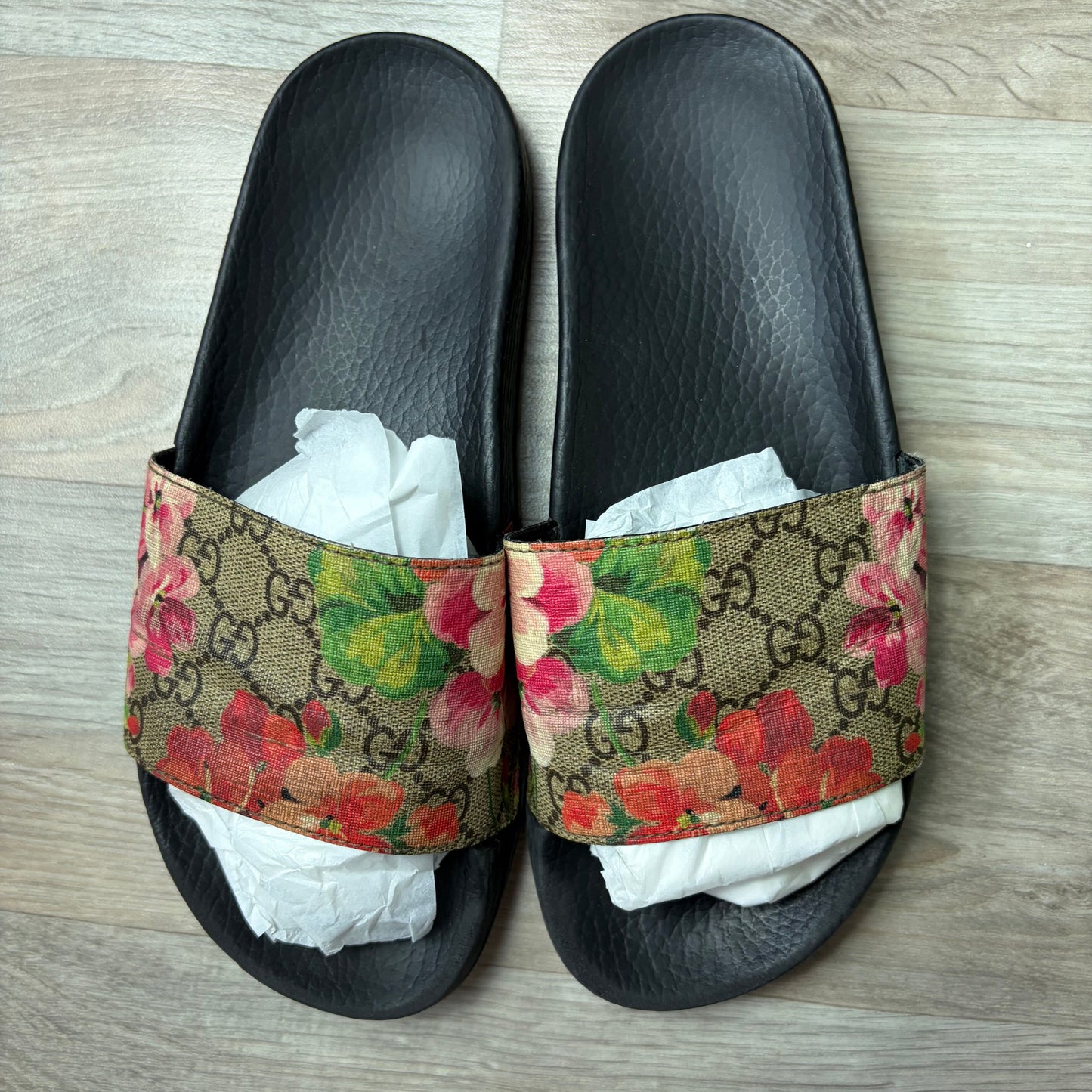 Gucci Floral Sliders- 5