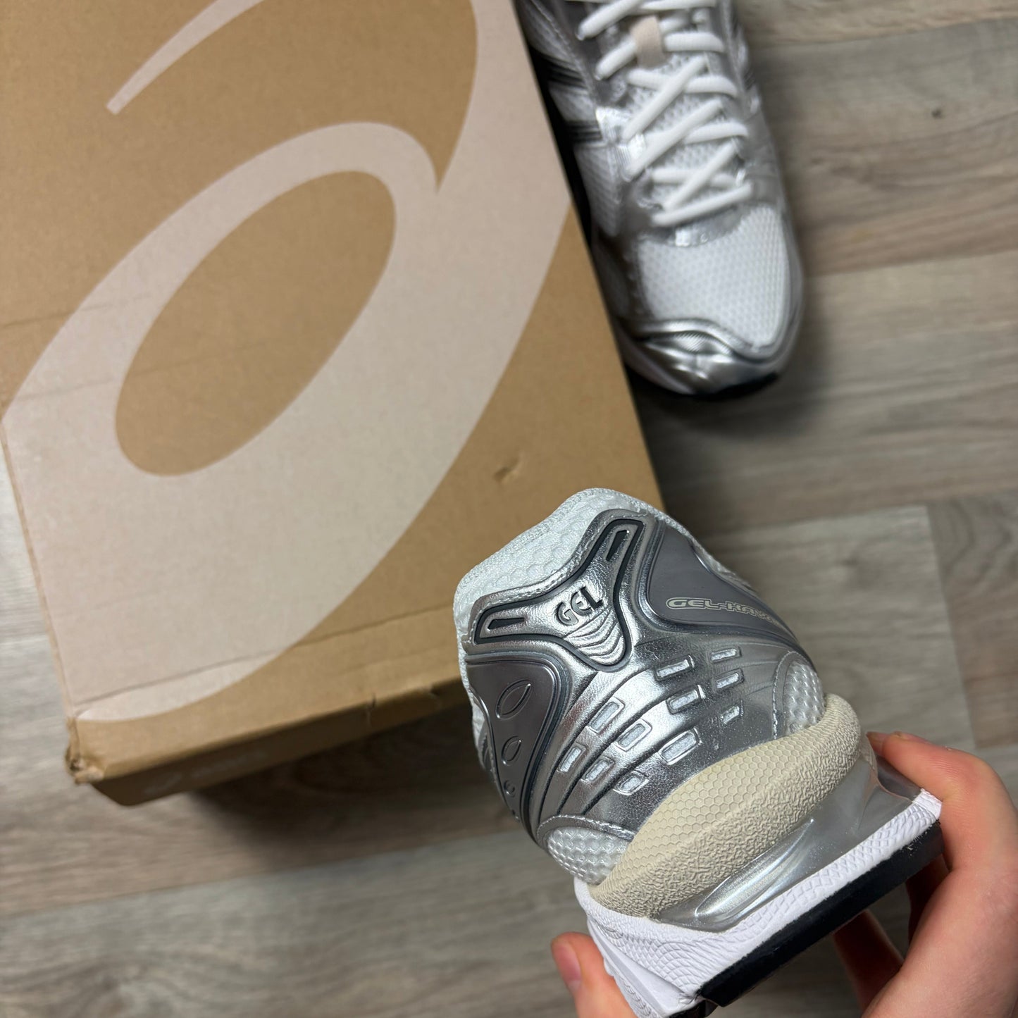 Asics Gel Kayano 14 White Graphite Grey- 8.5