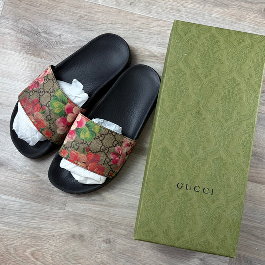 Gucci Floral Sliders- 5