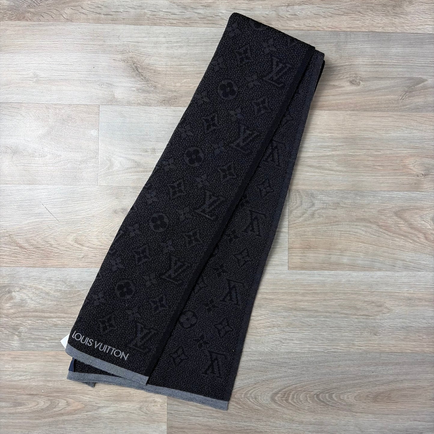 Louis Vuitton Monogram Eclipse Hat and Scarf