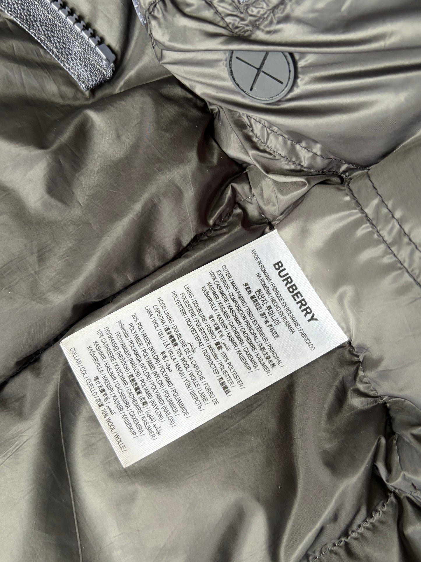 Burberry Halsby Puffer- S