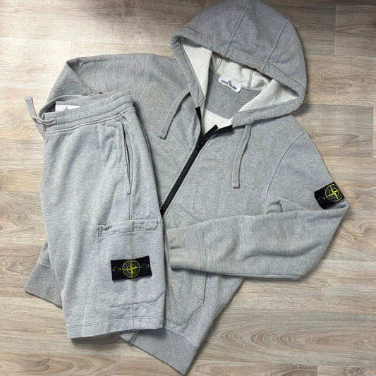 Stone Island Hoodie & Shorts- S