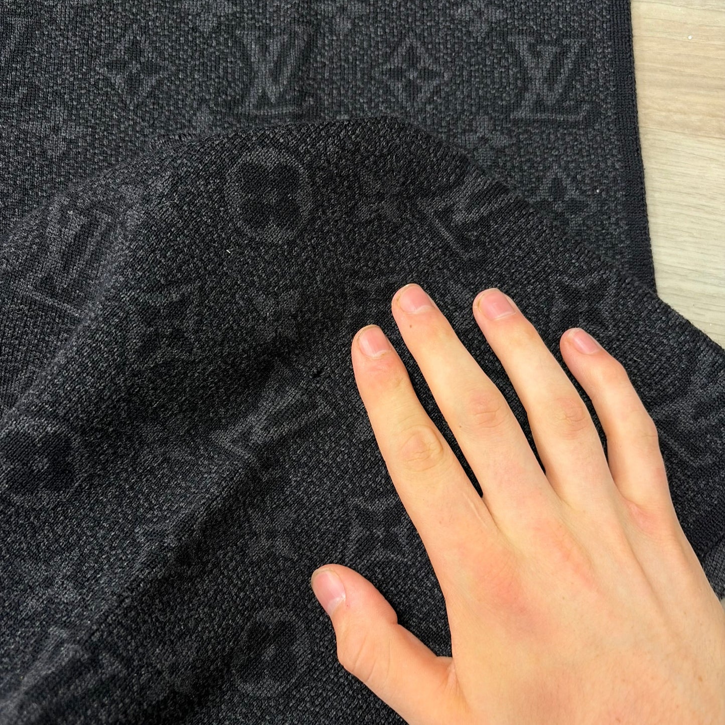 Louis Vuitton Monogram Eclipse Hat and Scarf