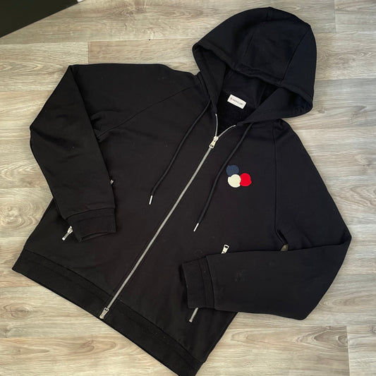 Moncler Tri-Logo Hoodie- XL