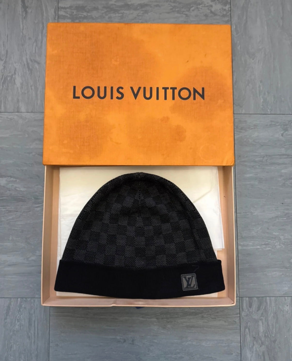 LV beanie (sourced)