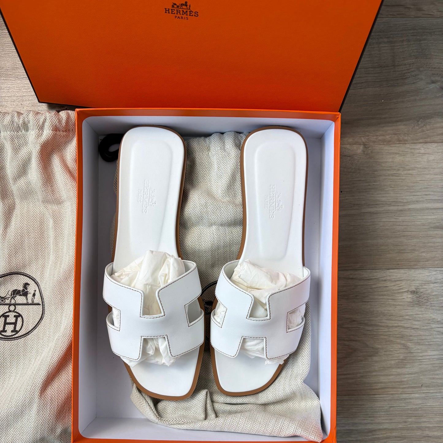 Hermes Oran Sandal- 5.5