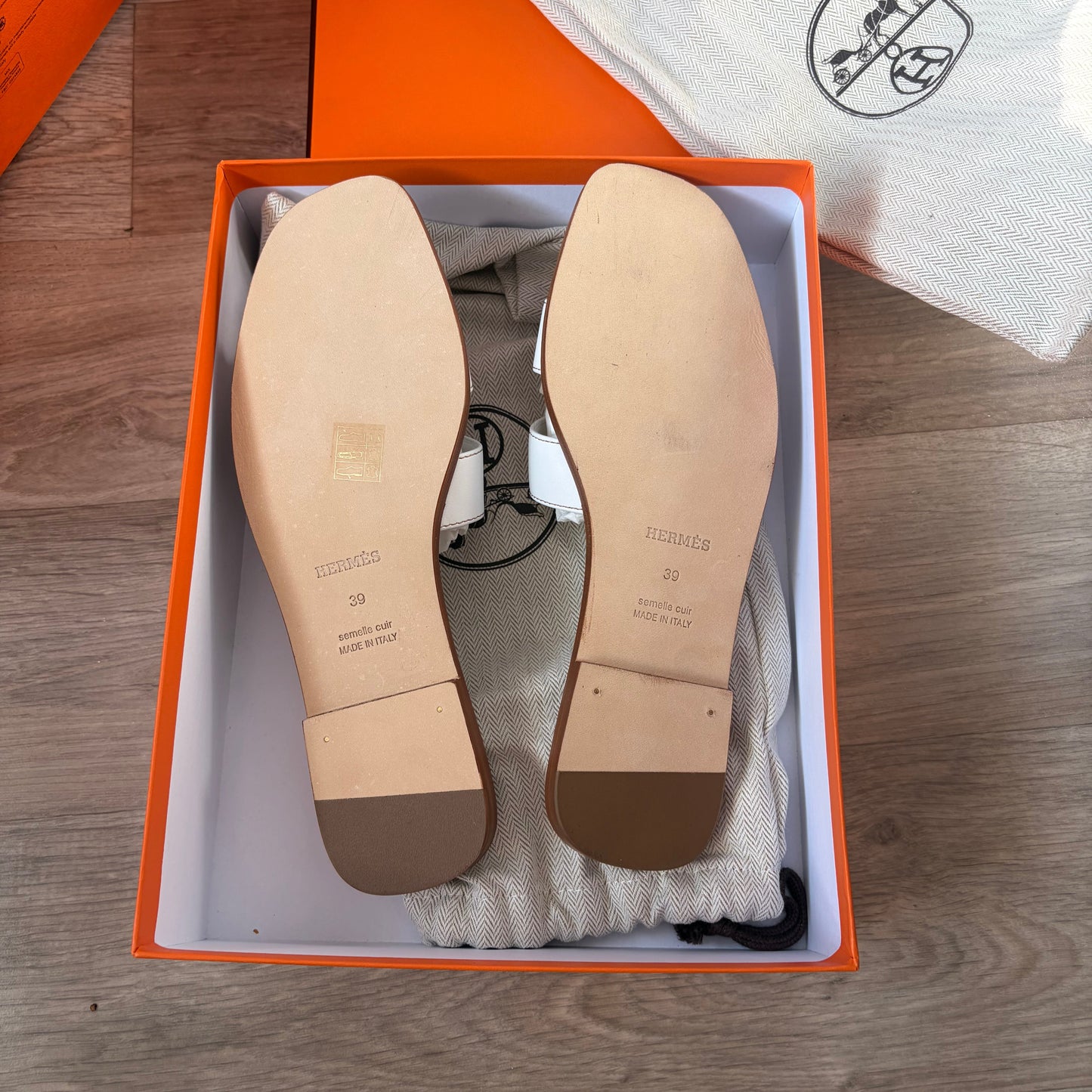 Hermes Oran Sandal- 5.5