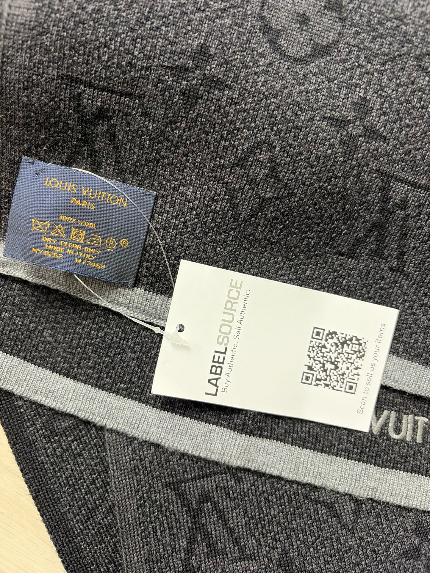 Louis Vuitton Monogram Eclipse Hat and Scarf