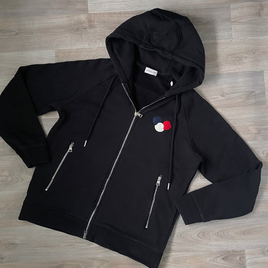 Moncler Tri-Logo Hoodie- M