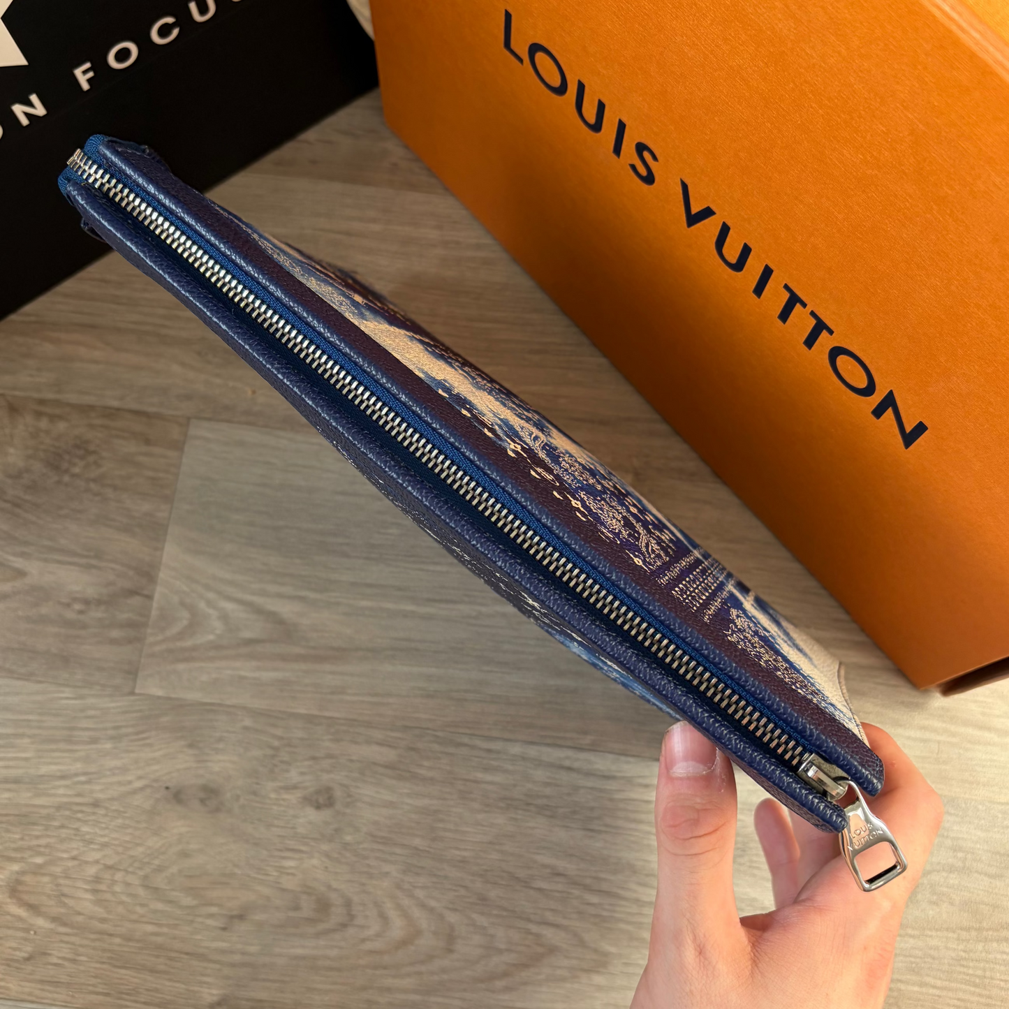 Louis Vuitton Pochette Bandana Bleached Blue